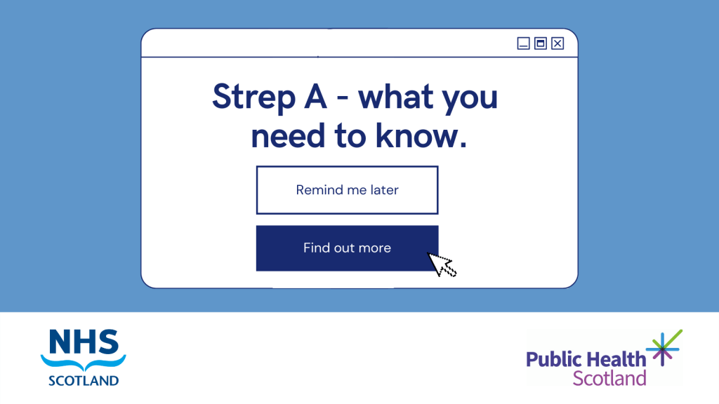 A Graphic acting as a title to the article below. "Reads STREP A - What you need to know"