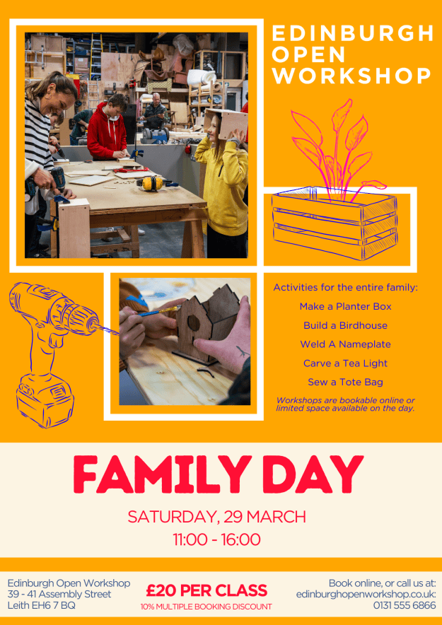 Edinburgh Open Workshop | Dalry Primary Edinburgh